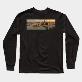 Pittsburgh Panoramic Sunset Long Sleeve T-Shirt